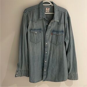 Levi's Blue Button Down Shirt